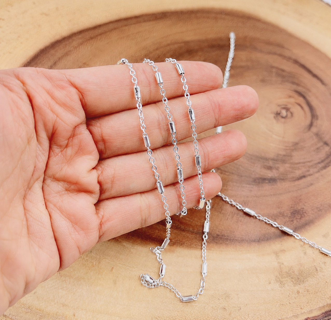 Gold Filled Barrel Satellite Chain for DIY Jewelry, CH306