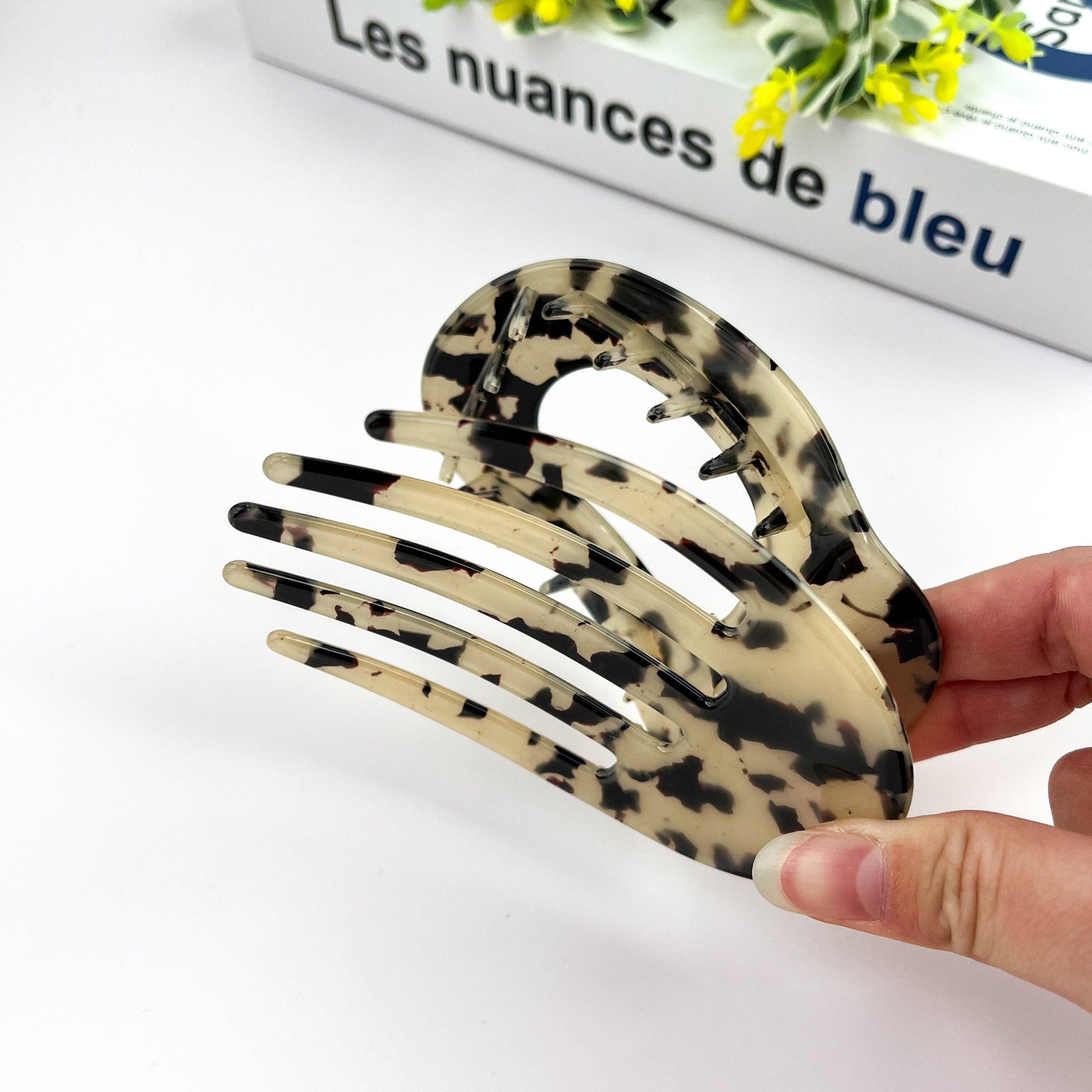 Flat Round Hair Clip, Spring and Autumn Claw Clip