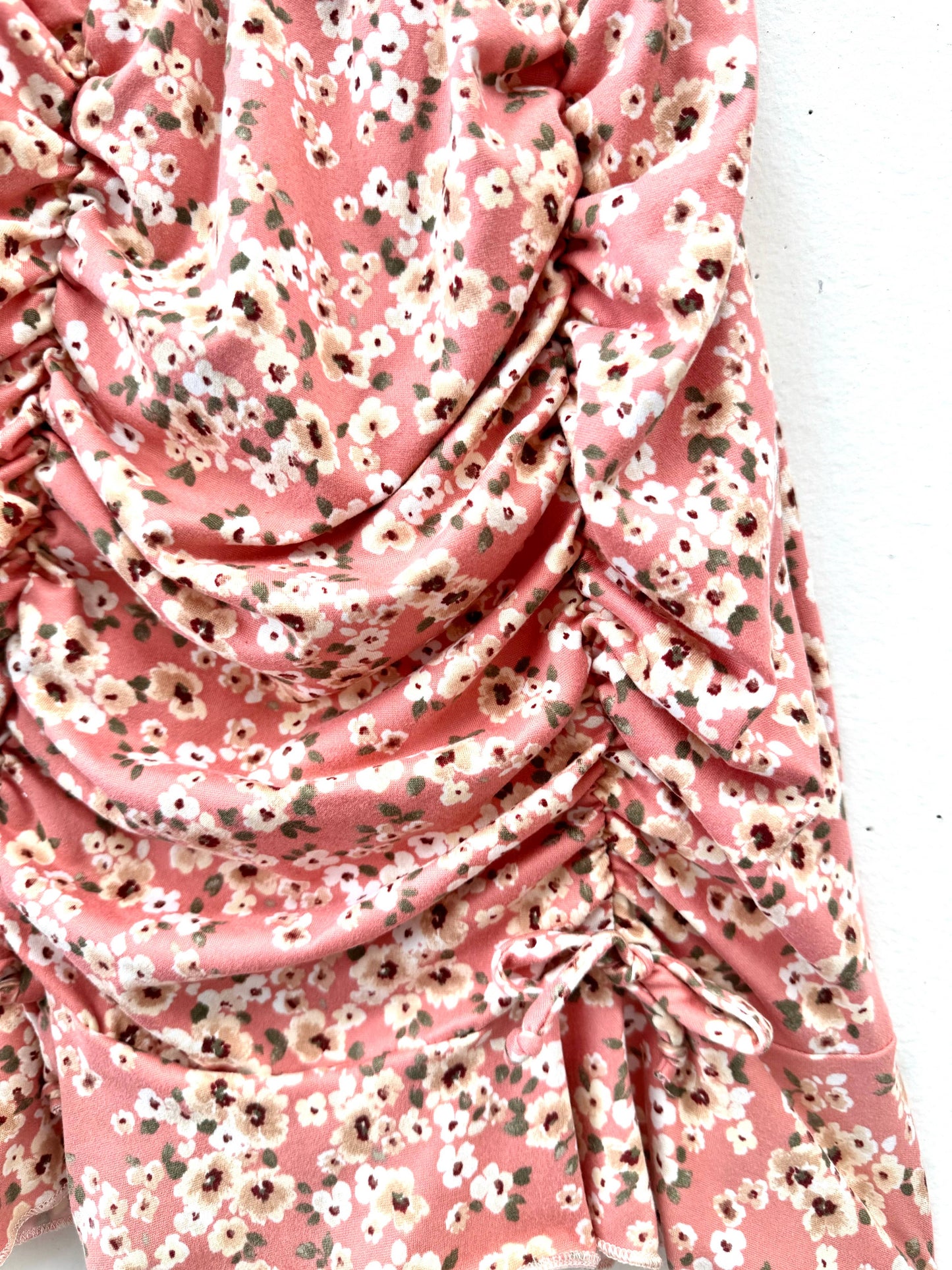 Girls Ruffle Short Sleeve Dress