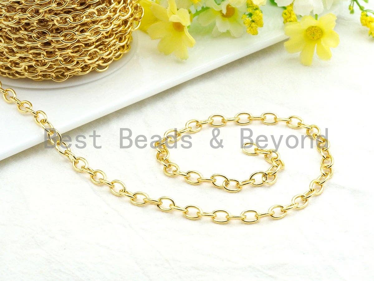 High Quality Oval Chain, Oval Cable Chain, sku#E502
