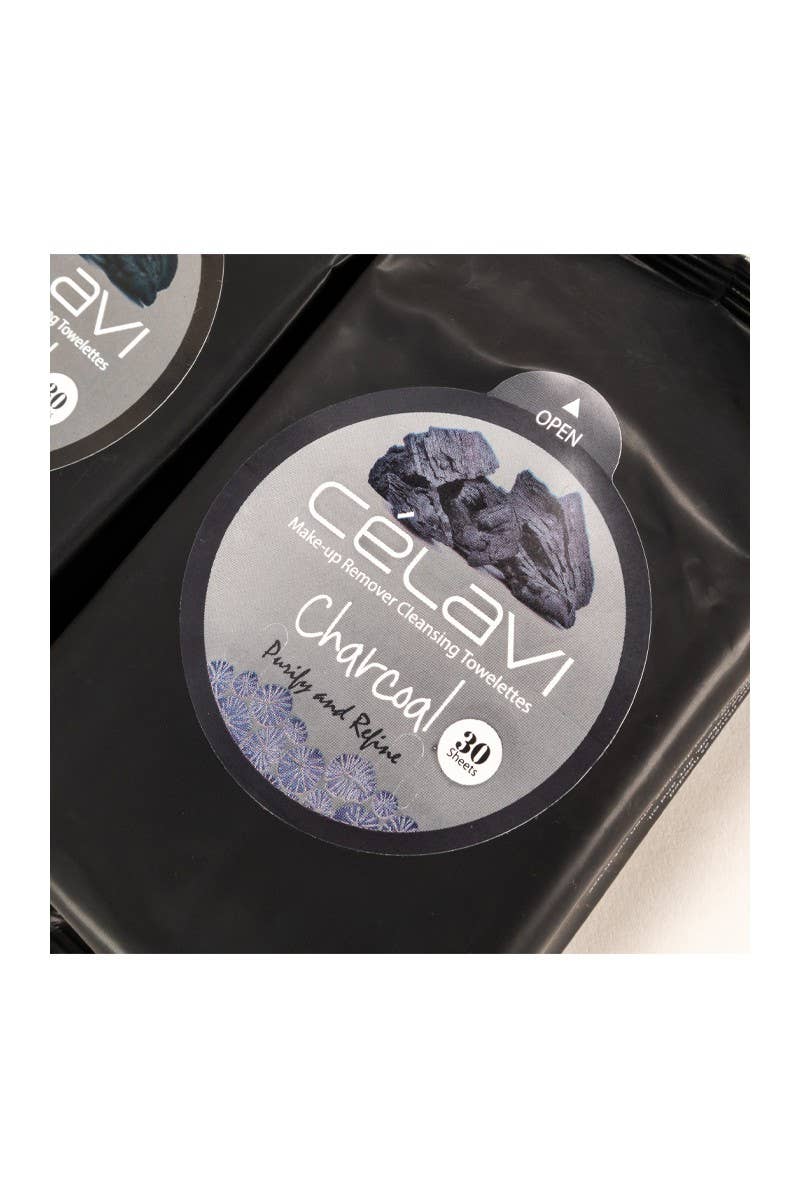 Celavi Charcoal Makeup Cleansing Towelette