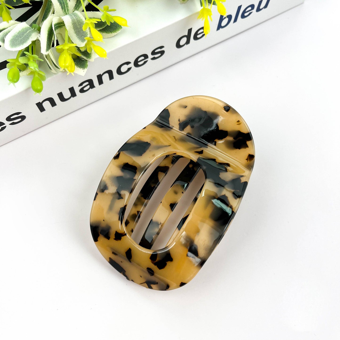 Flat Round Hair Clip, Spring and Autumn Claw Clip