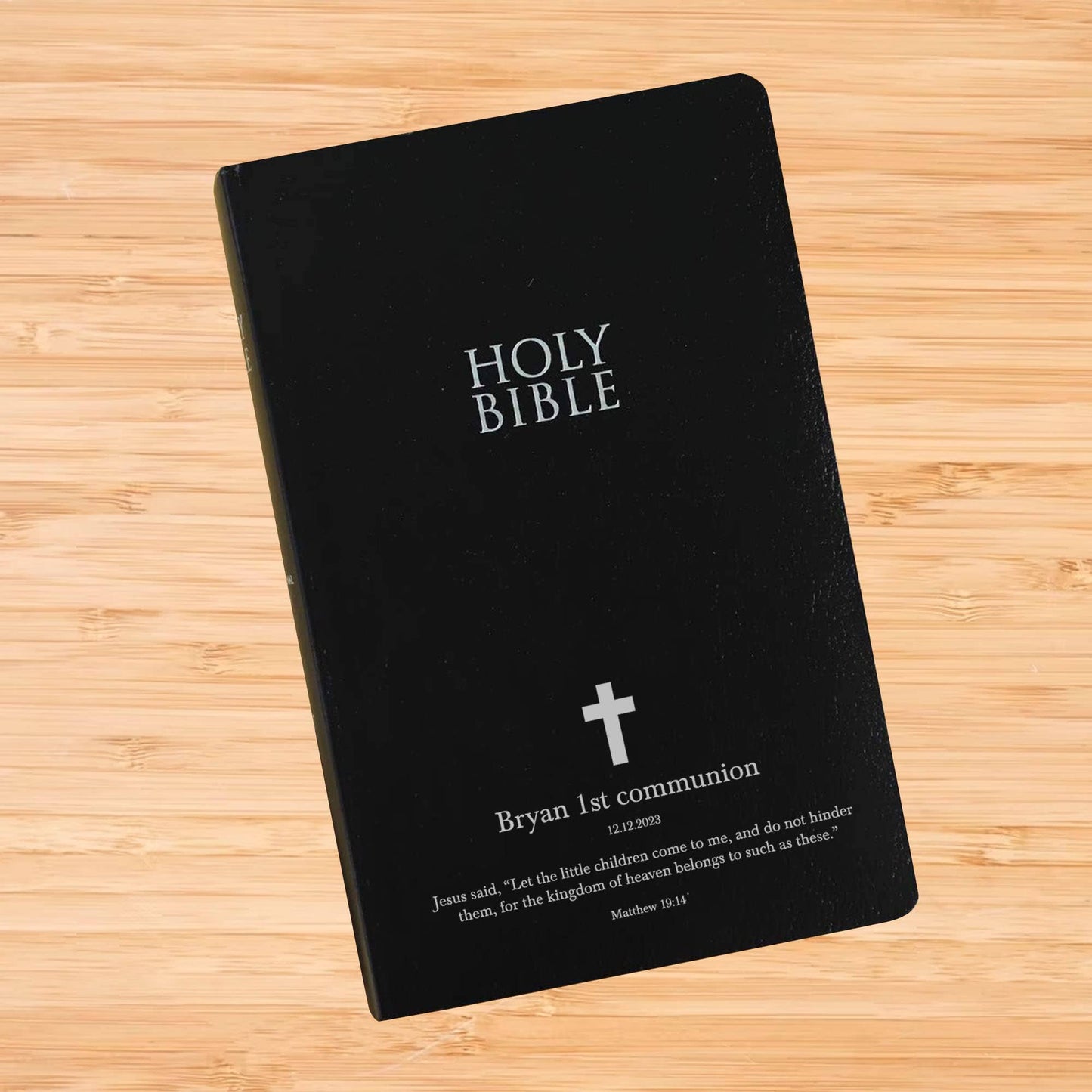 Personalized NIV Bible Leather Holy Bible