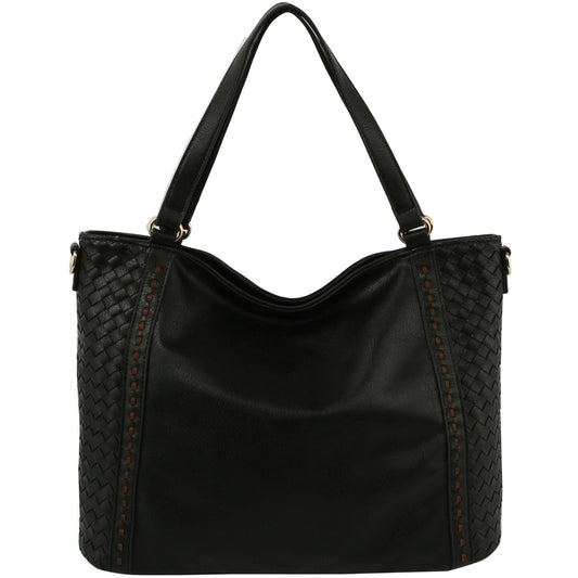 Soft Leather Tote Crossbody Hobo Bag