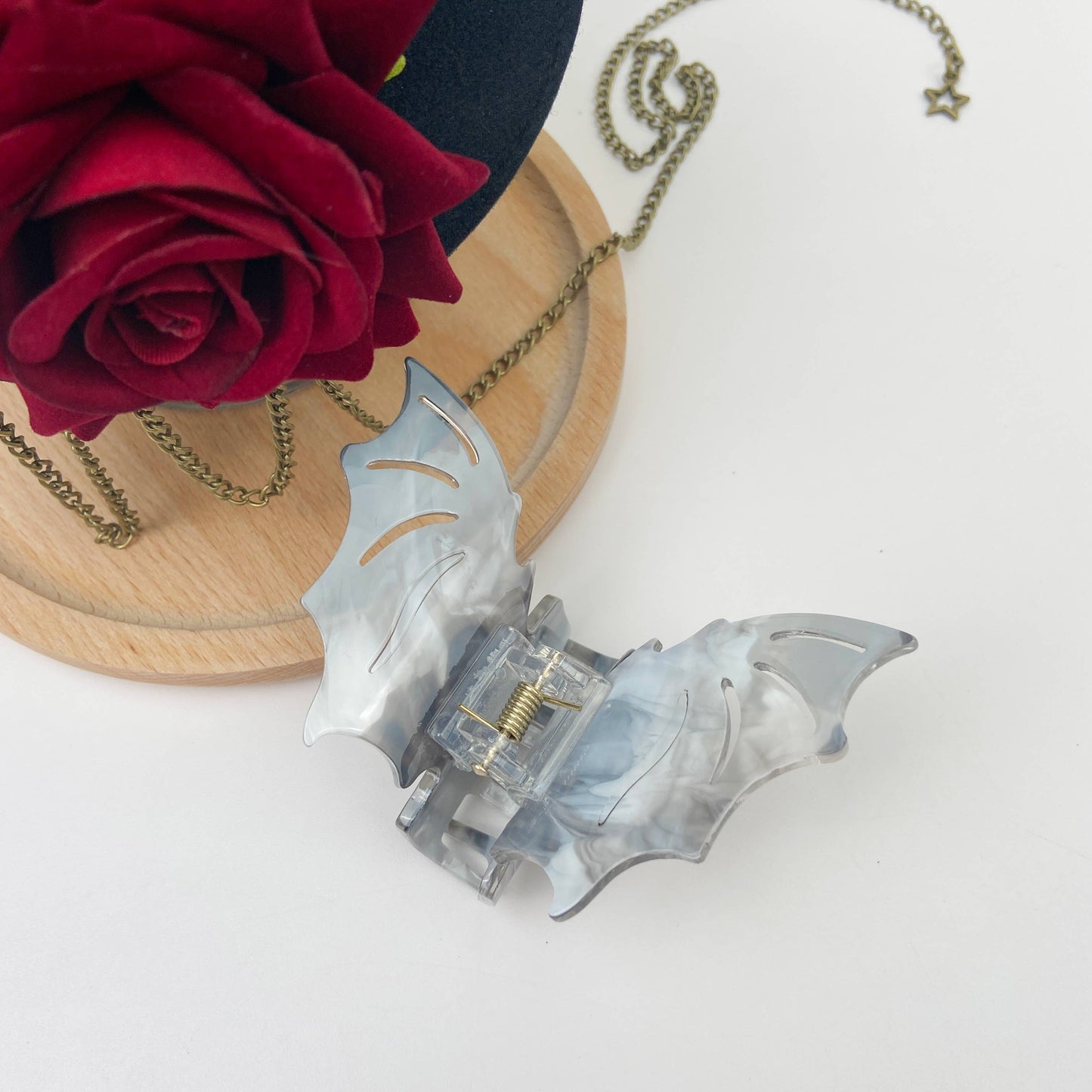 Colorful Bat Hair Clip Halloween