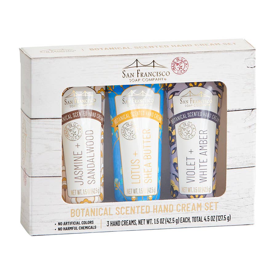 BOTANICAL HAND CREAM 3PC SET