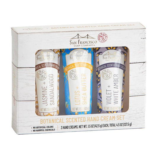BOTANICAL HAND CREAM 3PC SET