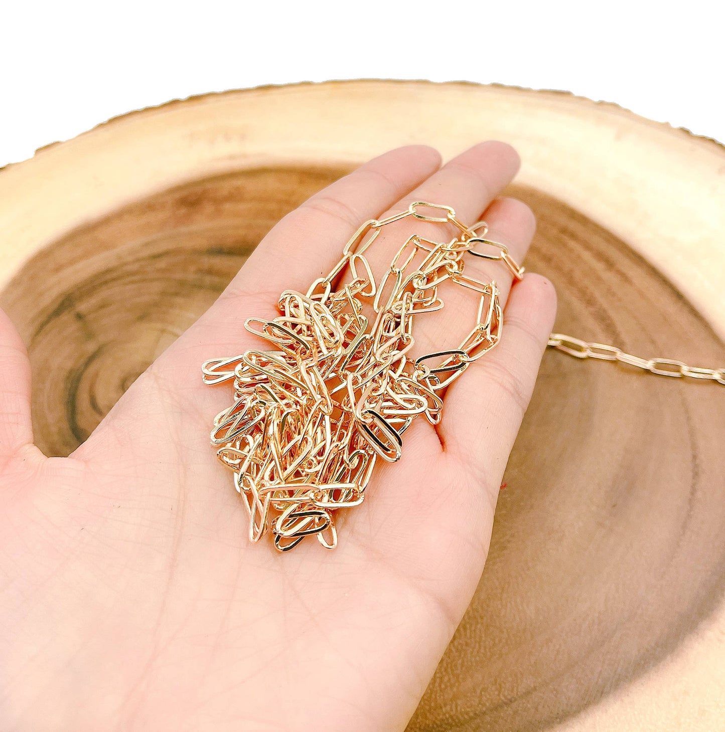 Gold Filled Round Disc Chain