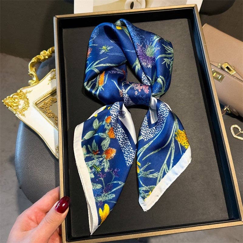 Fashion Print Square Scarf