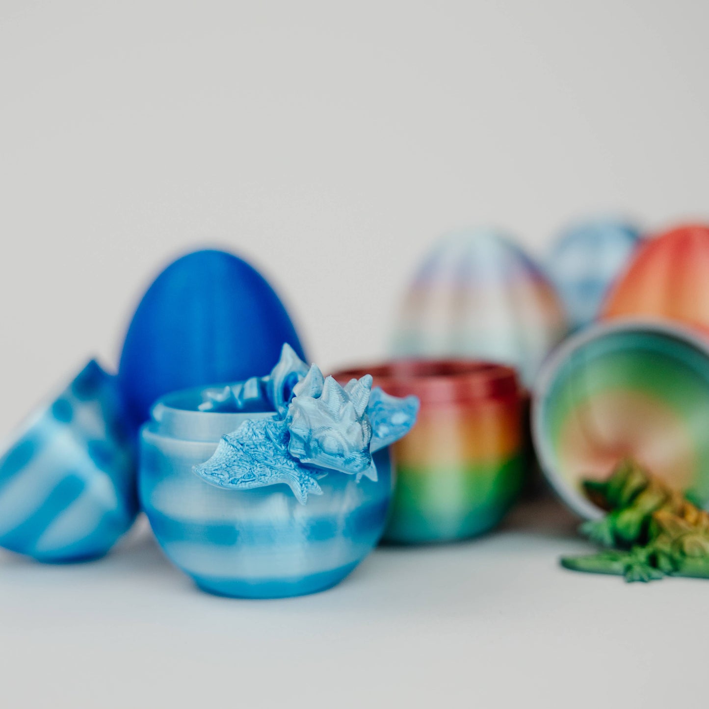 Small 3D Printed Mystery Dragon Egg Sets – Assorted 6-Pack
