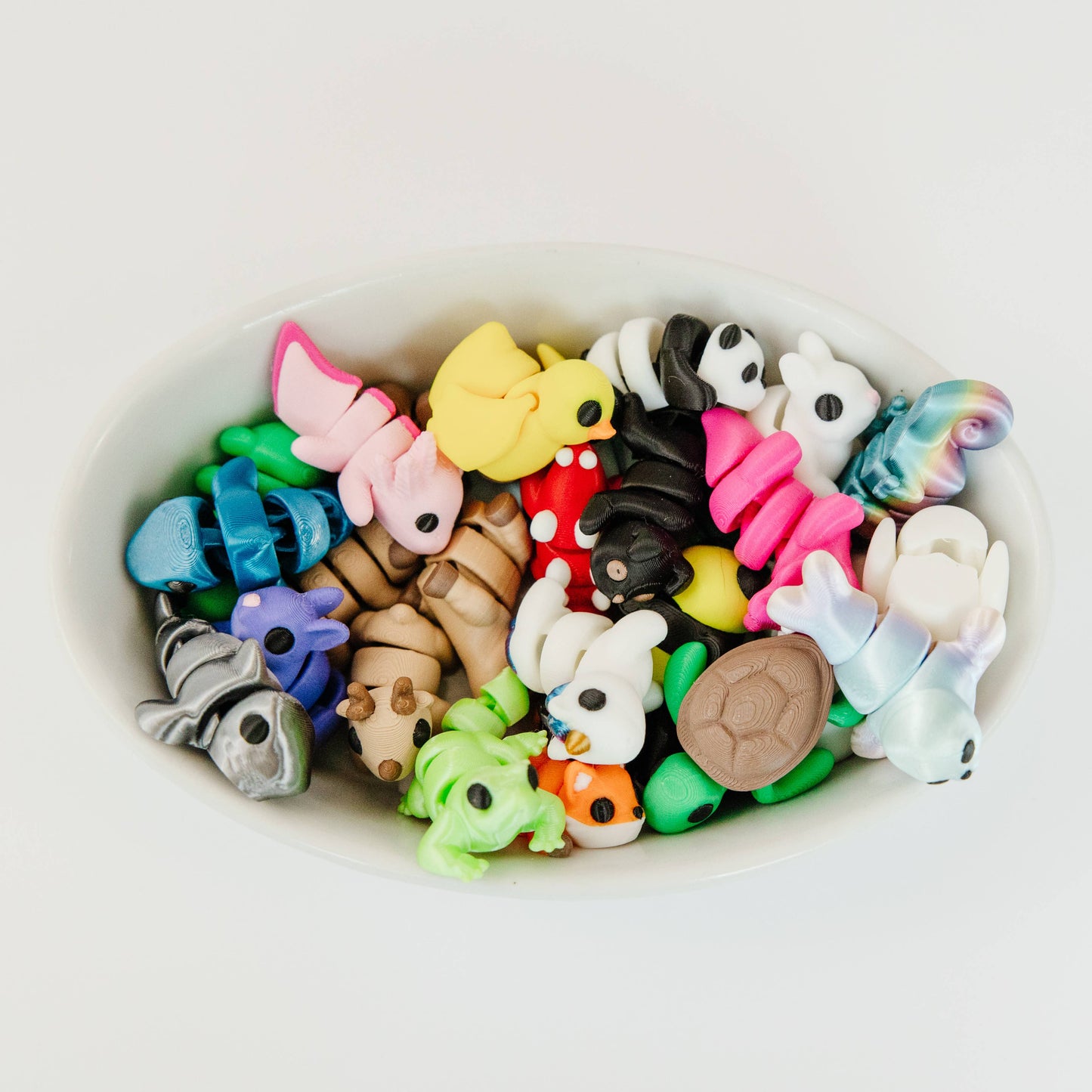 Tiny 3D Printed Pocket Animal Fidgets