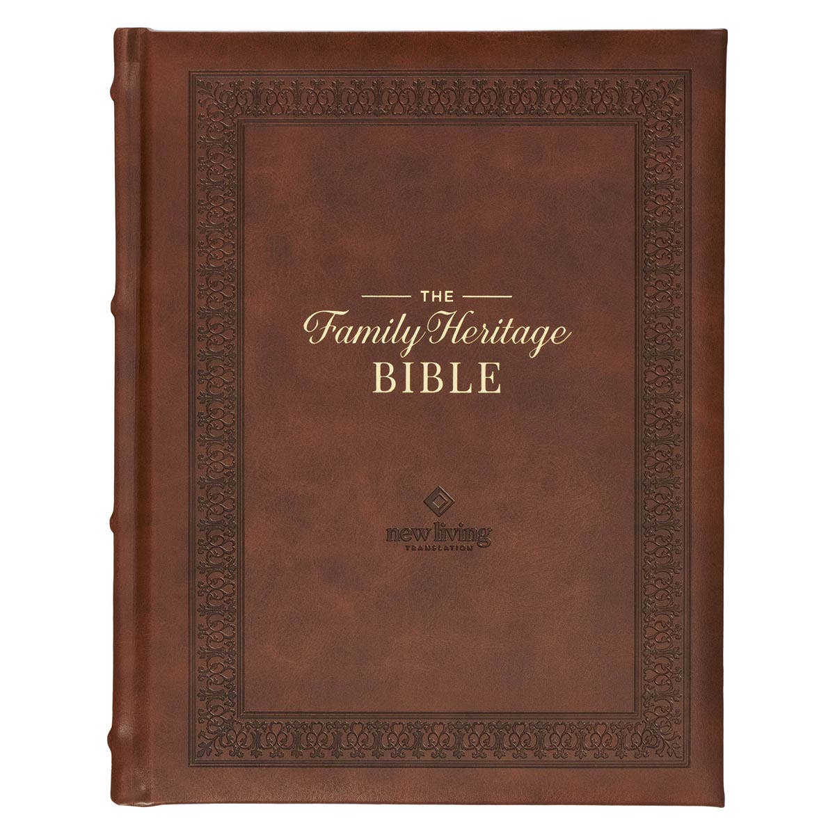 NLT, The Family Heritage Bible Hardcover, Brown
