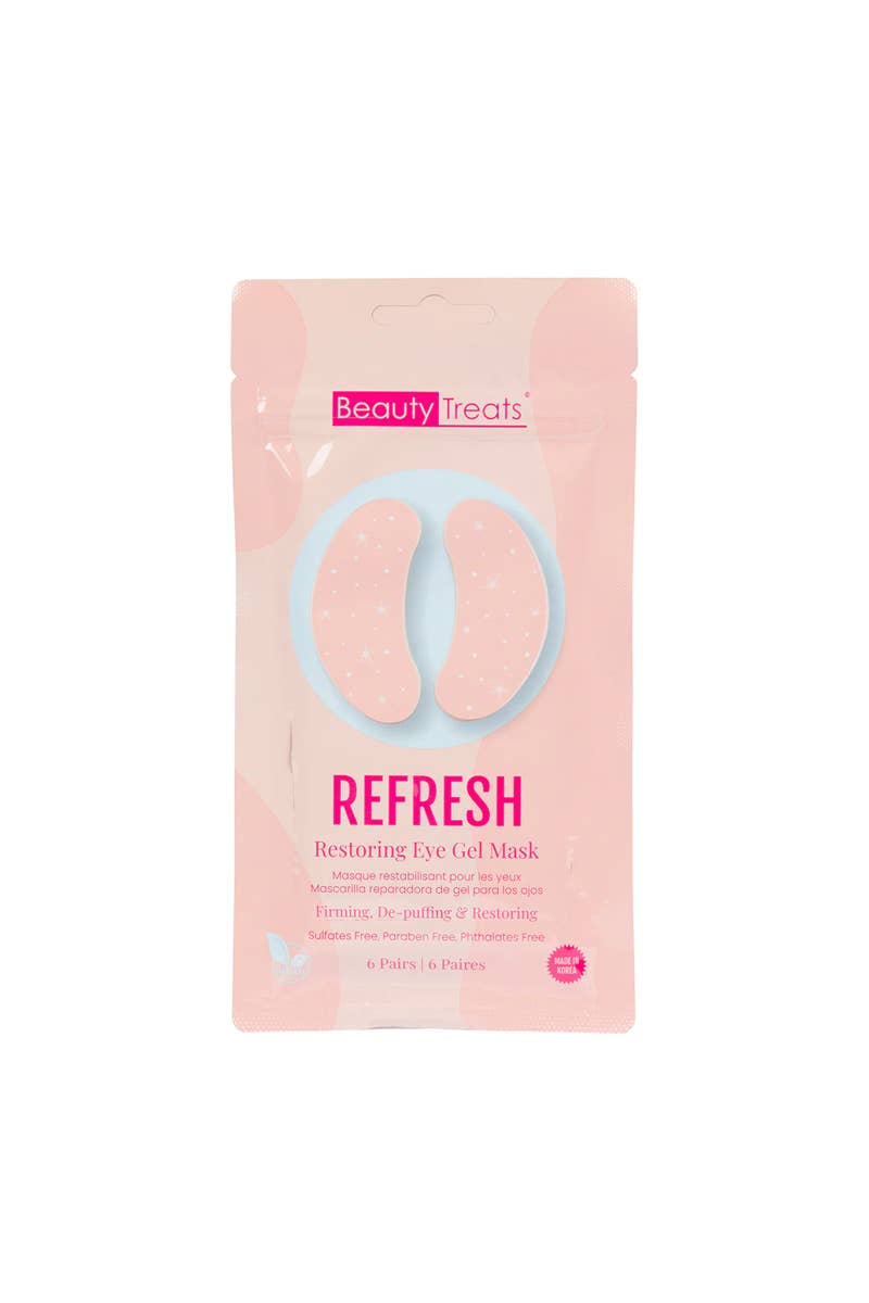 Beauty Treats 242 Refresh Restoring Eye Gel Mask - 12pc