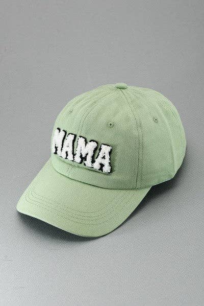 Washed Sherpa Mama Baseball Cap