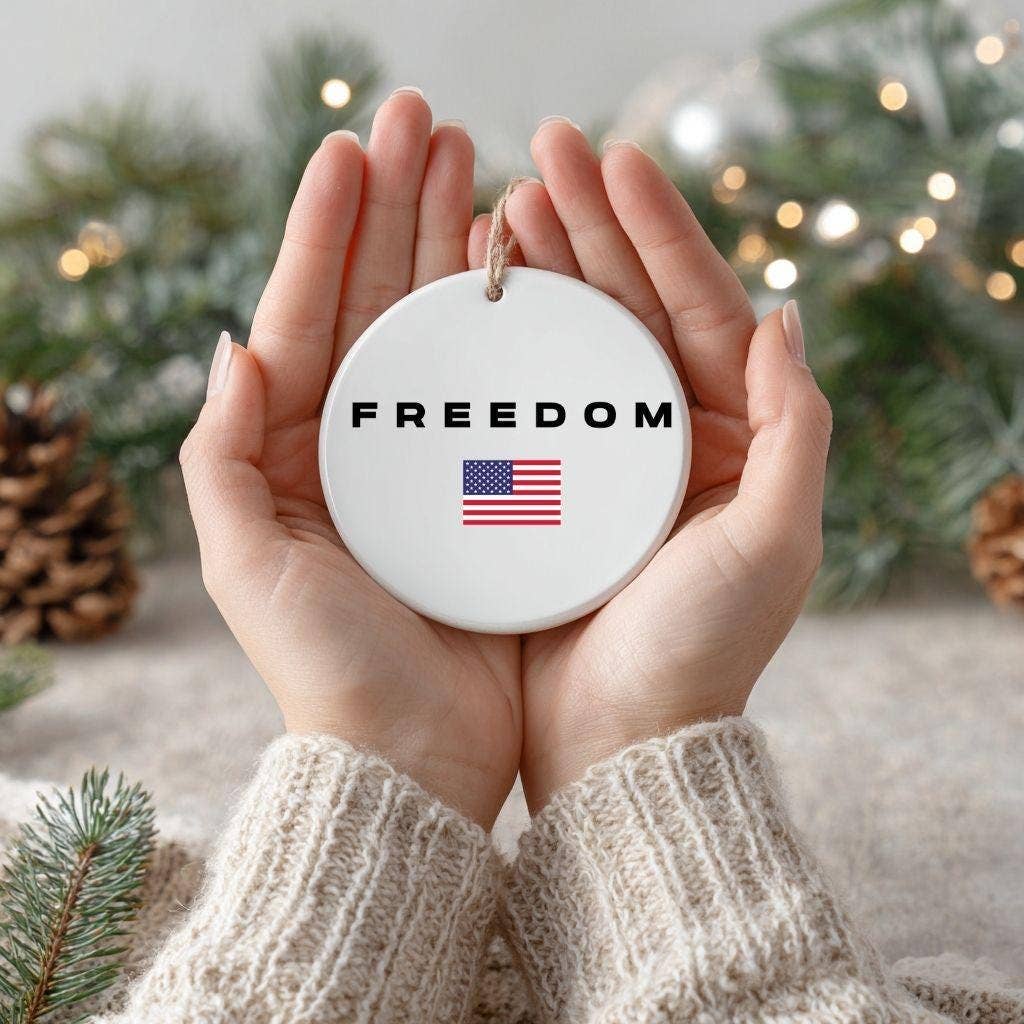 Freedom Christmas Ornament, Freedom Christmas Tree Decor