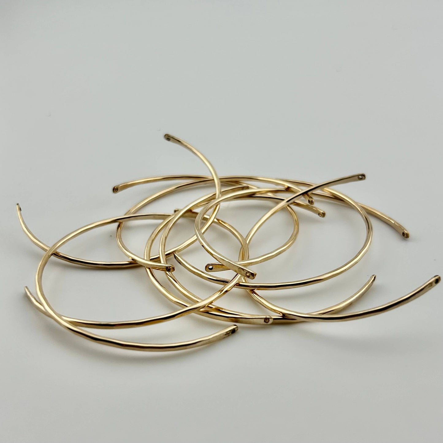 Twin Flame Permanent Jewelry Bangle Bracelet - Chaingle 