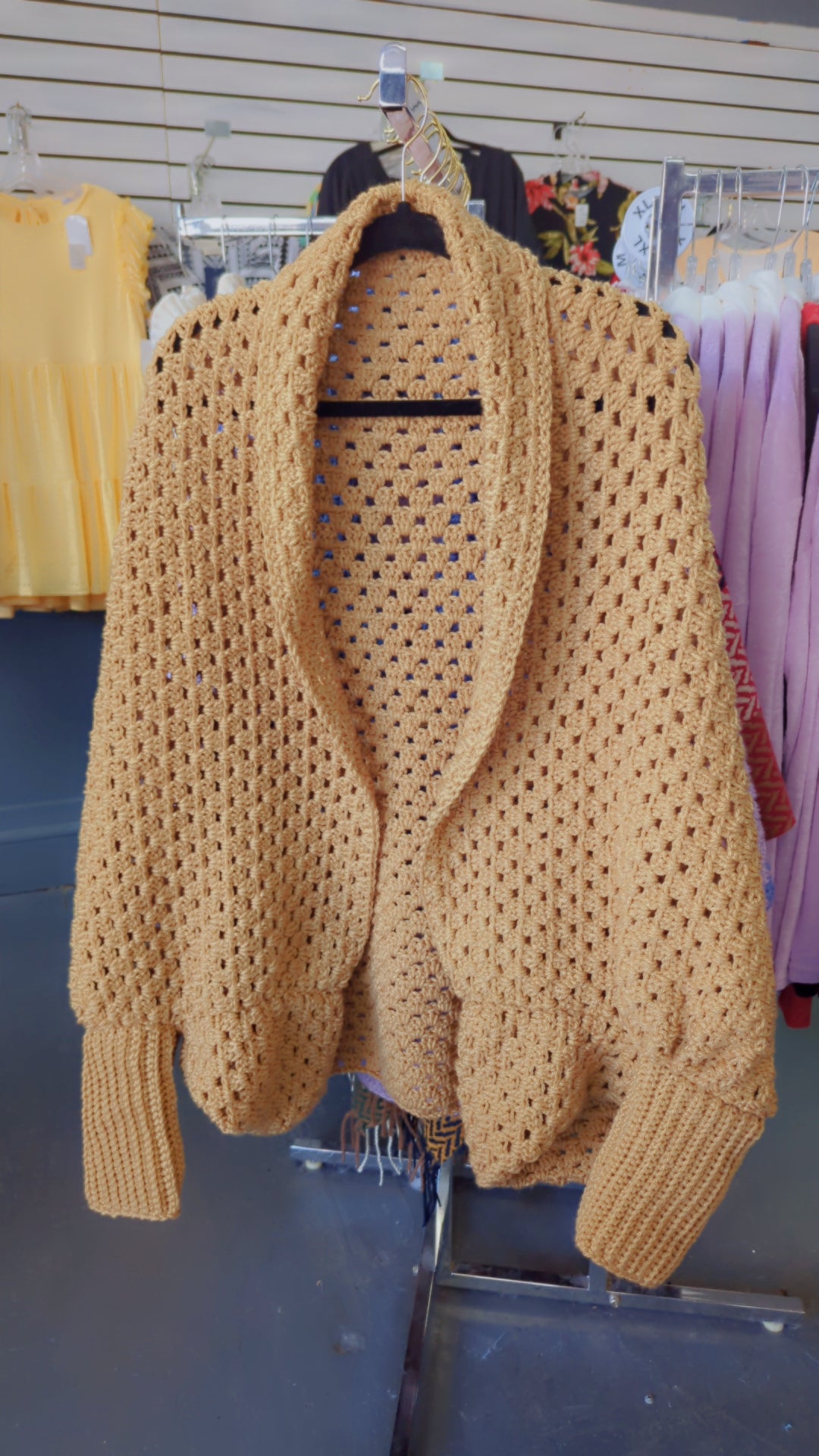 Handmade Crochet Cocoon Cardigan