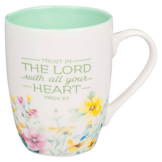 Mug Multi-Floral Trust in the Lord Prov. 3:5-6