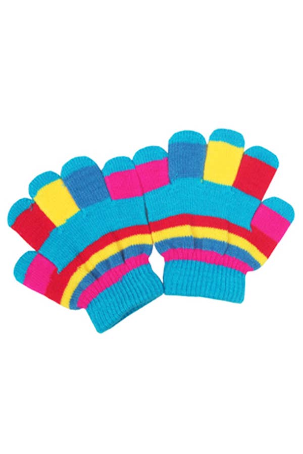 Kids Color Block Gloves