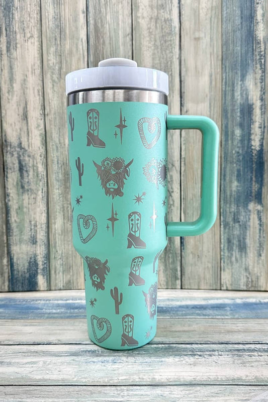 Western Stainless Steel Tumbler Cup - 40 oz