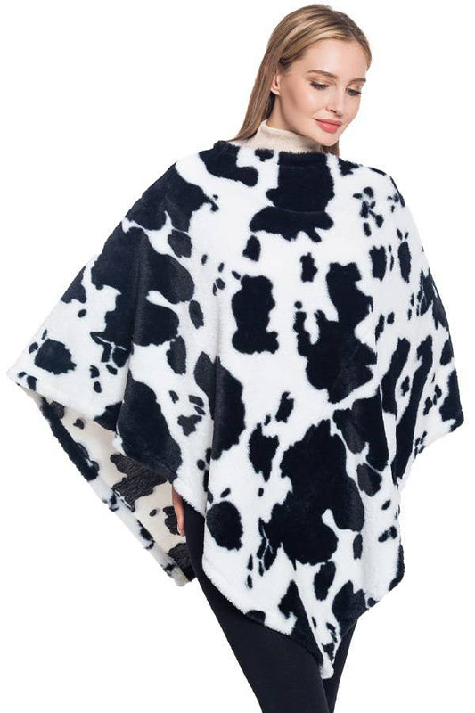 Cow Print Ponchos