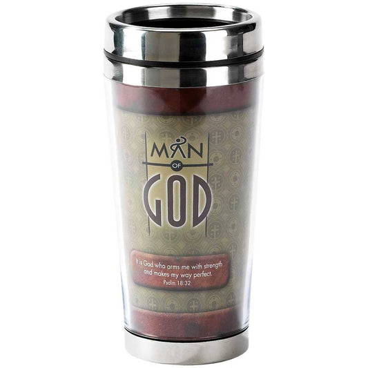 Man Of God Travel Mug 16 oz