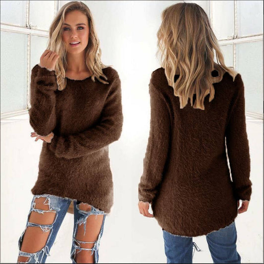 Casual Long Sleeve Crew neck Pullover Sweater