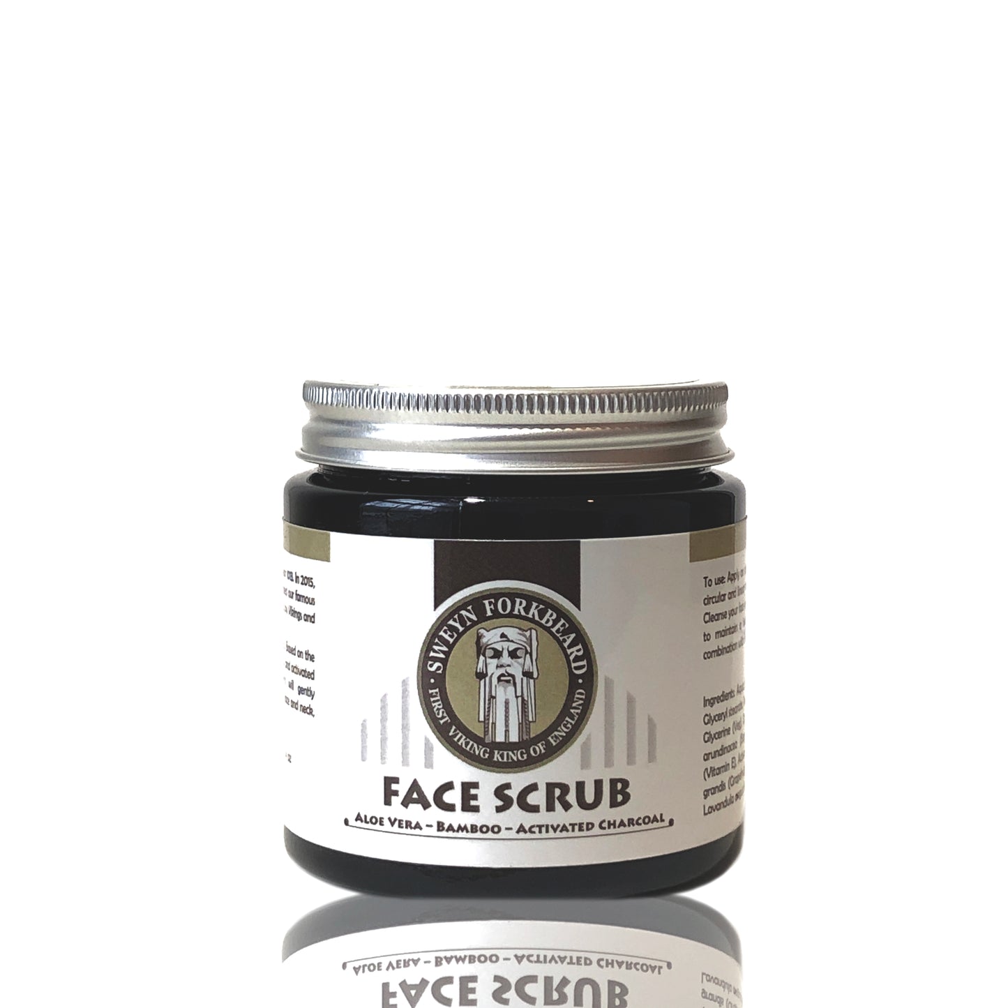 Face Scrub Aloe Vera - Bamboo - Activated Charcoal 120ml