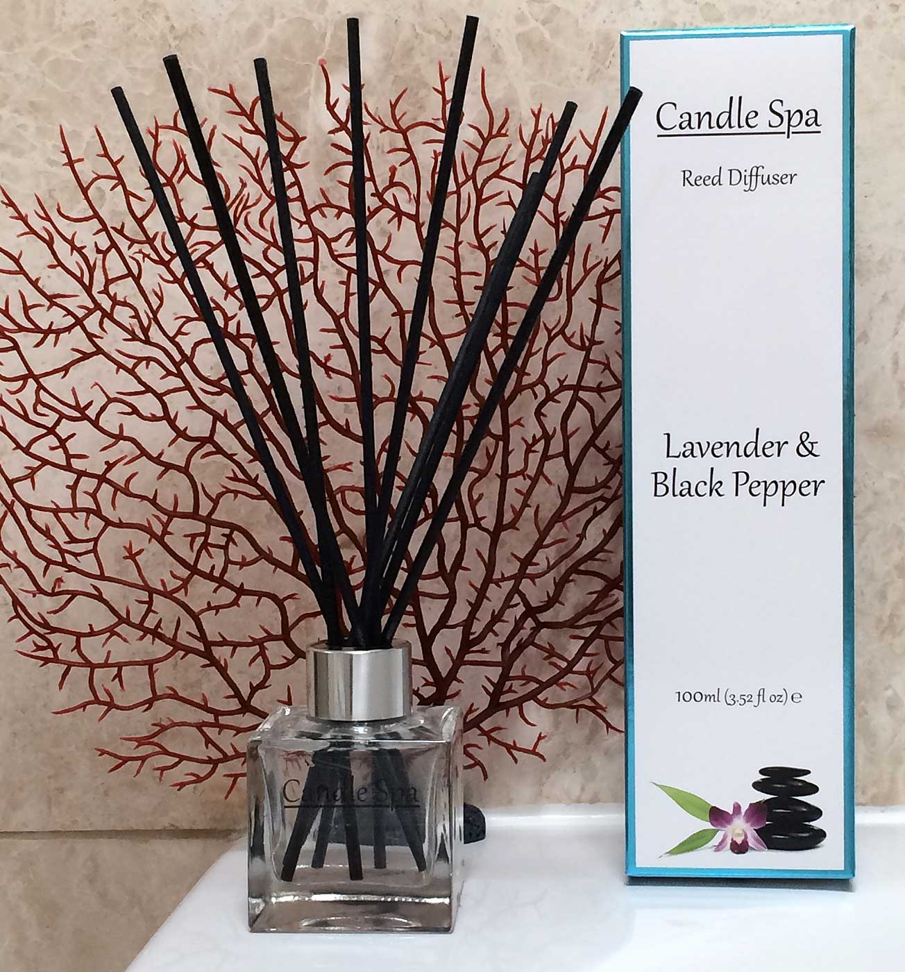 Lavender and Black Pepper Reed Diffuser