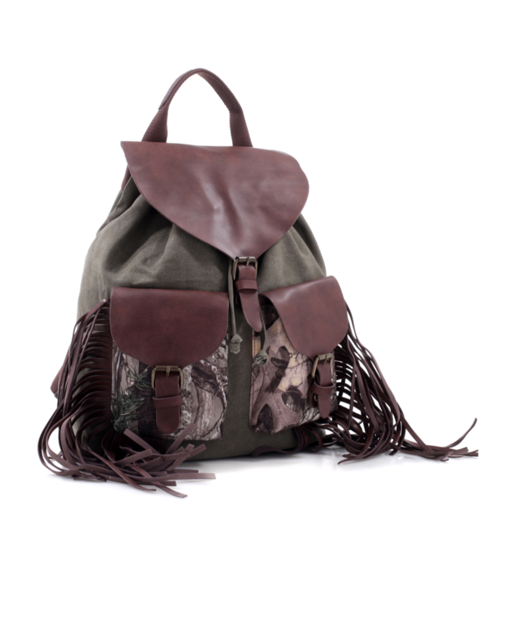Realtree® Fringe Canvas Camo Backpack