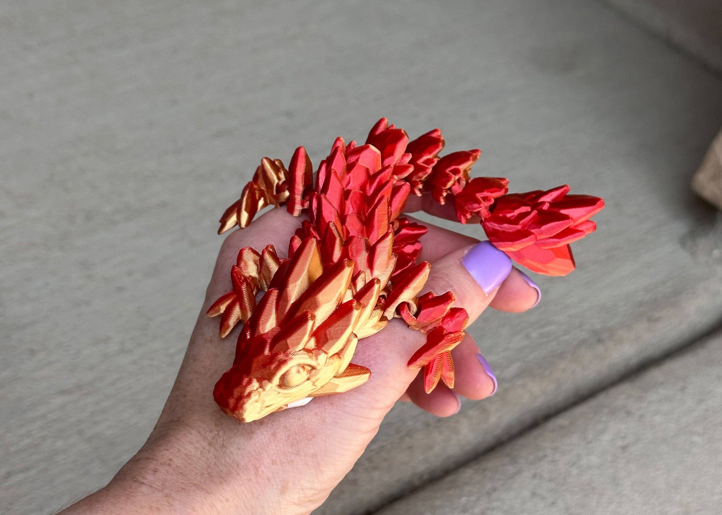 3D Printed Baby Gemstone Dragon