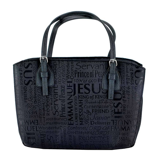 NAMES OF JESUS BLACK BIBLE COVER WEDGE X-LARGE