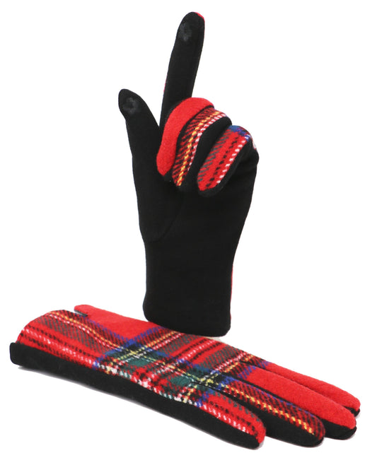 Traditional Tartan Plaid Gloves