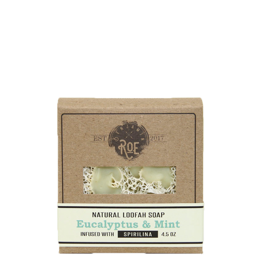 Loofah Soap - Eucalyptus & Spearmint | Exfoliating Loofah